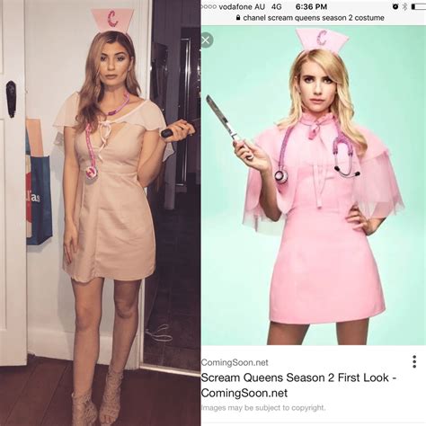 chanel oberlin nurse costume|Scream Queens Halloween Costume Ideas .